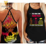 March Girl Criss-Cross Open Back Camisole Tank Top YYTT08