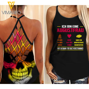 August Girl Criss-Cross Open Back Camisole Tank Top YYTT08