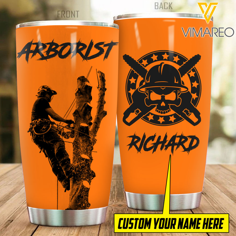 PERSONALIZED ARBORIST TUMBLER 2 COLORS NEY24SET