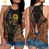Deer Hunting Girl Tie-Breaker Sleeveless Top, Summer Tank Top NEY23Q