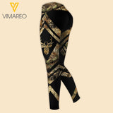 Deer Hunting Country Girl Criss-Cross Open Back Camisole Tank Top 0804NGBVQ