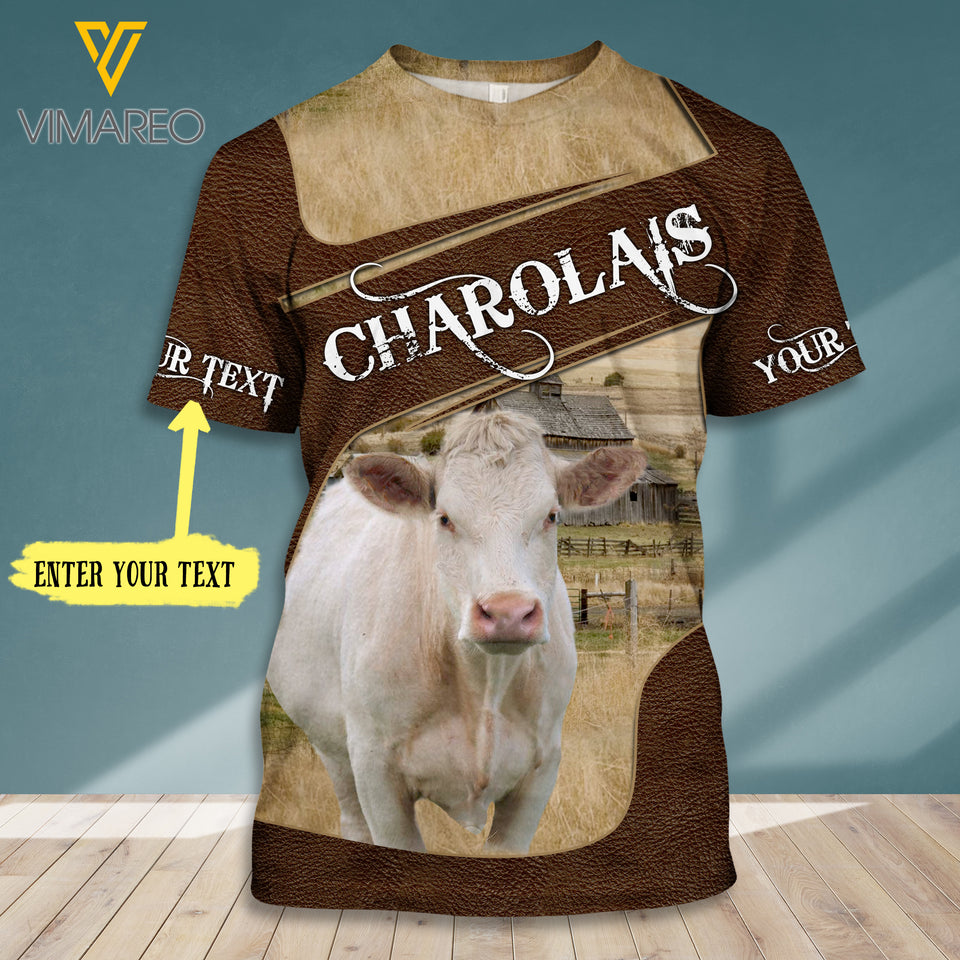 Customized Charolais 3D Printed 1606TH