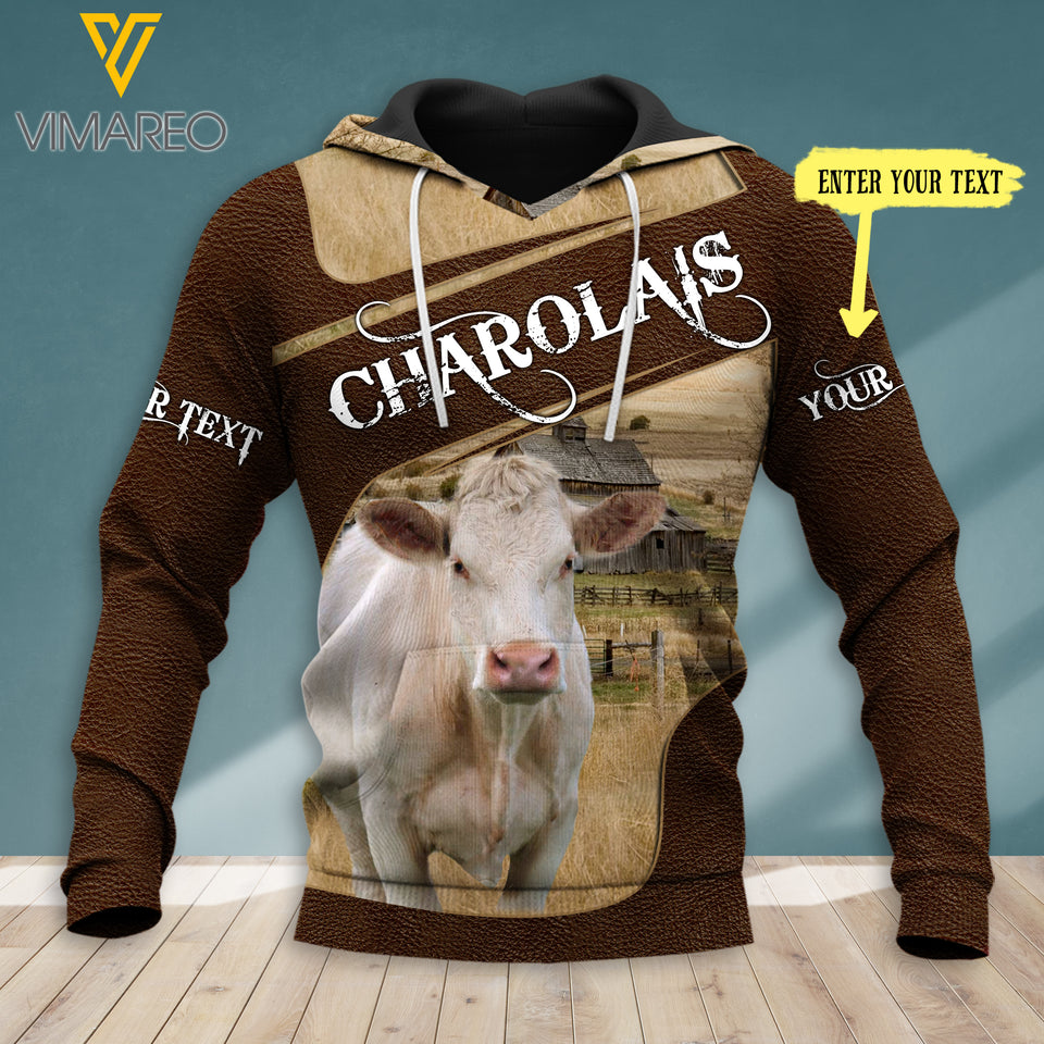 Customized Charolais 3D Printed 1606TH