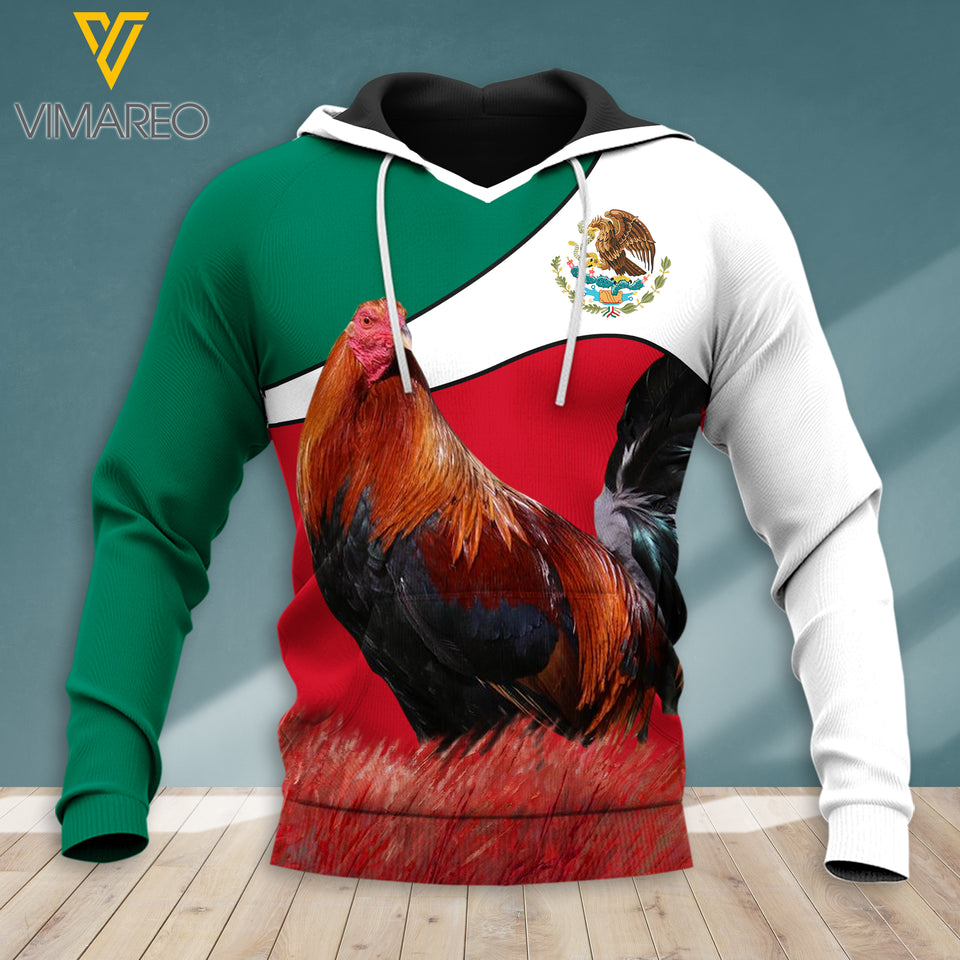 Rooster Mexico hoodie/tshirt  3d all print 1906TH