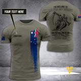 CUSTOMIZE AUSTRALIA T-SHIRT 3D ALL PRINTED 1305NGBTH