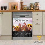 VMVH Rooster Kitchen Dishwasher Cover 0403 HVQ