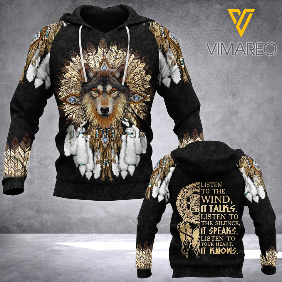 Native hoodie 3d all print 1506N