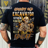 Excavator man Tshirt 3d all print 3006TH