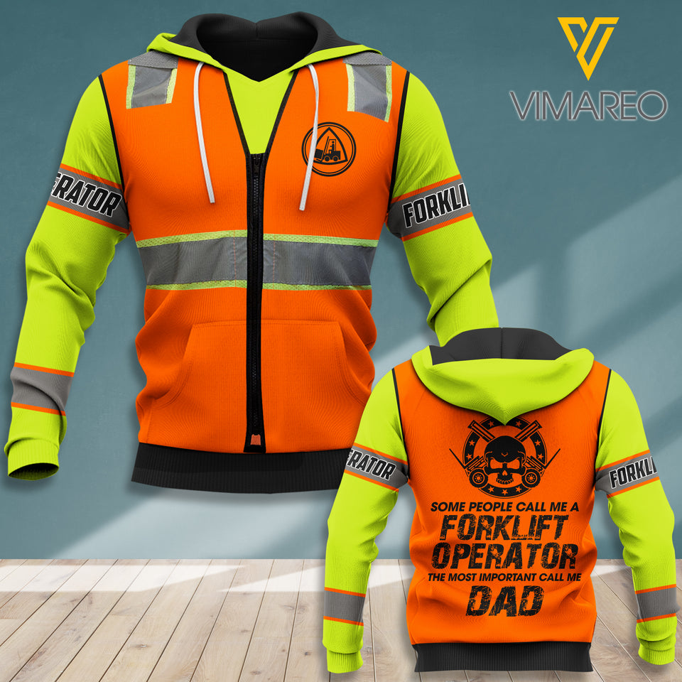 Forklift hoodie 3d all print 1406TH