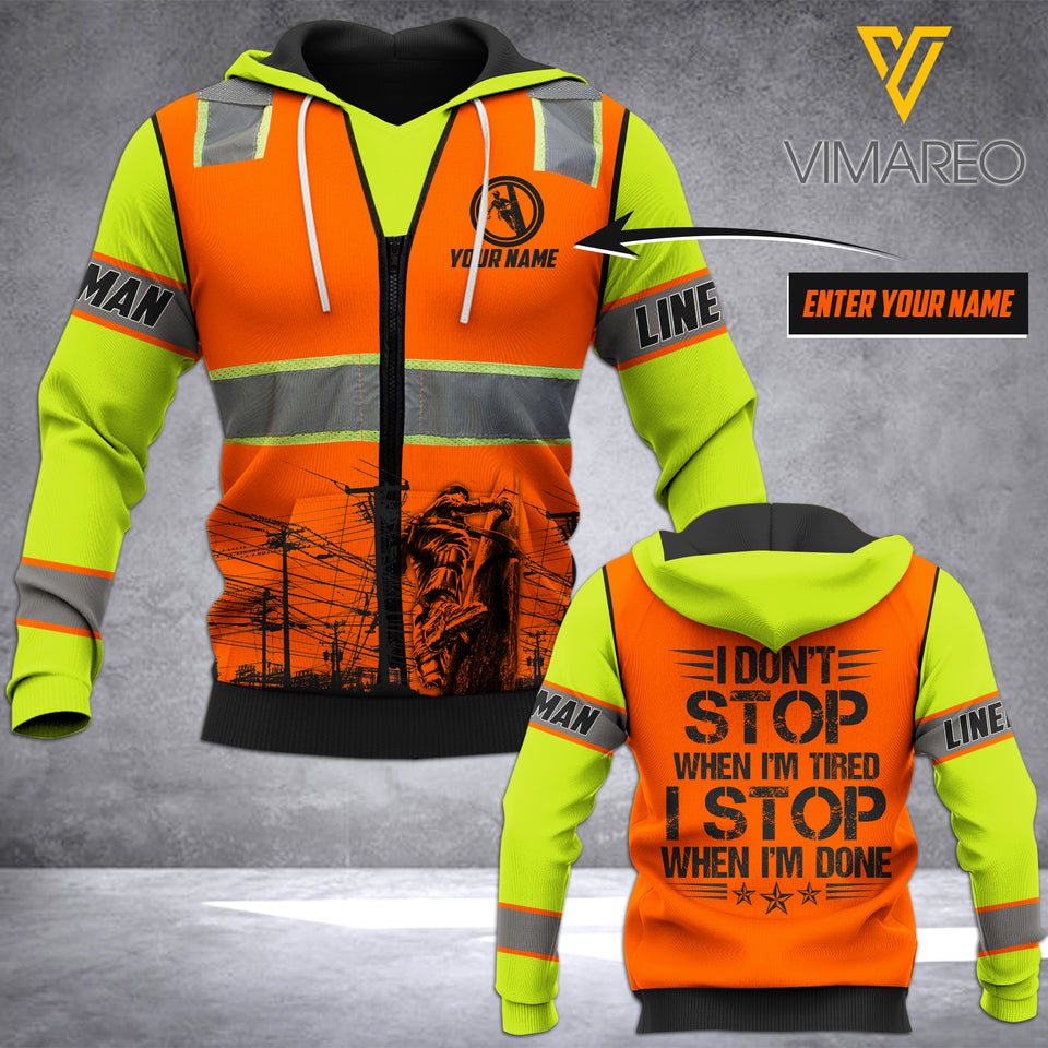 CUSTOMIZE VH Lineman HOODIE 3D ALL PRINT 1702 PDT