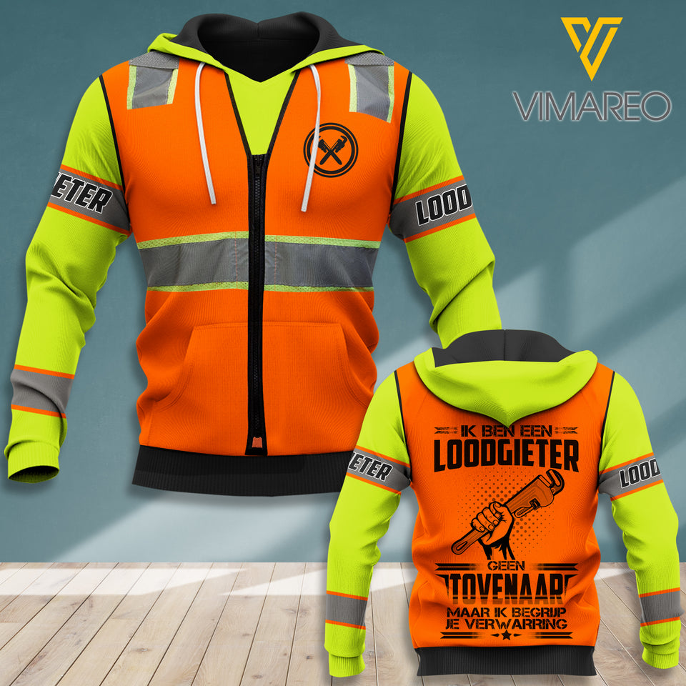 Holland Loodgieter HOODIE 3D PRINTED 0707DT
