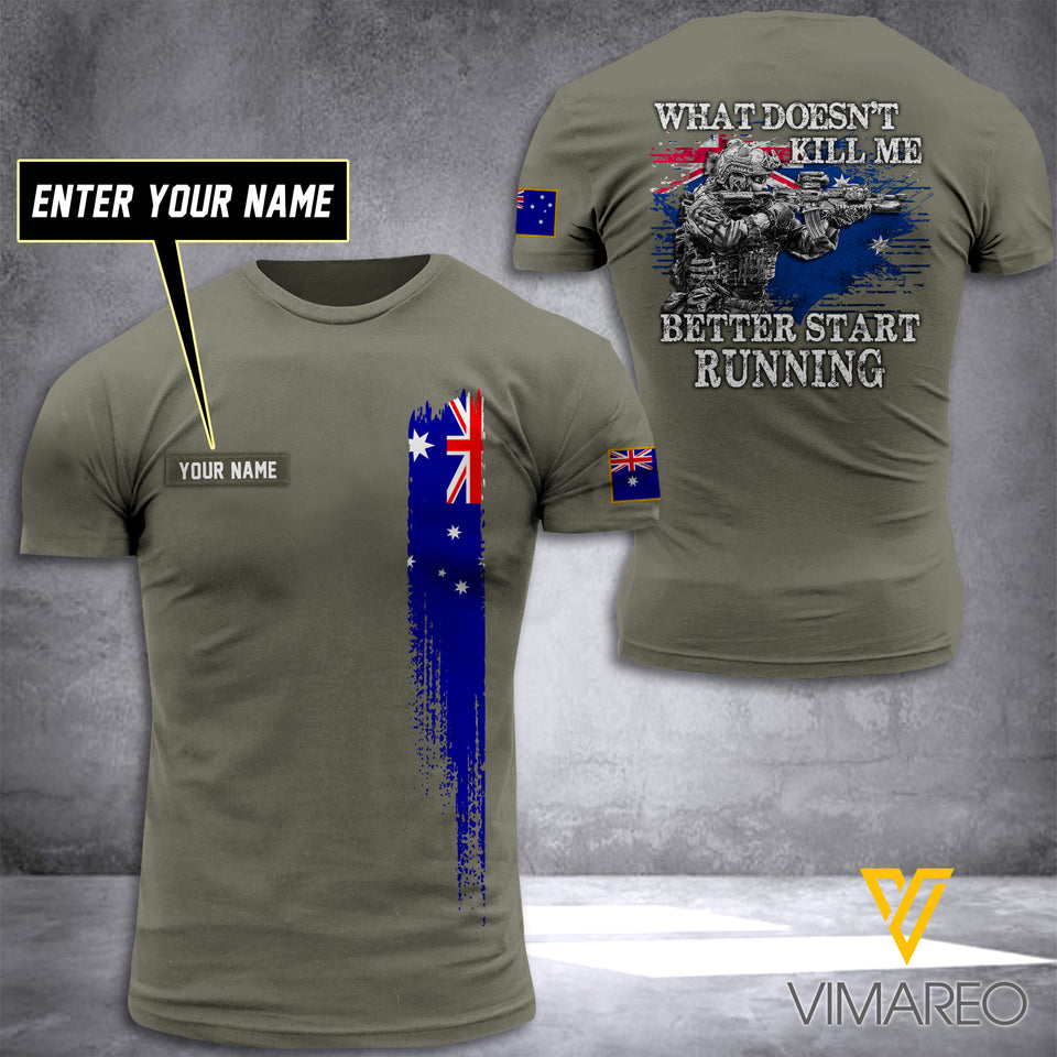 Customized Australia Army 3D Printed TShirt 0904NGBTH