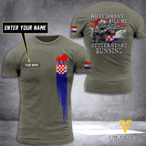 Customized Croatia Viking Flag 3D PRINTED TSHIRT 1604NGBTH