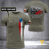 Customized Czech Army 3D Printed TShirt 1004NGBTH