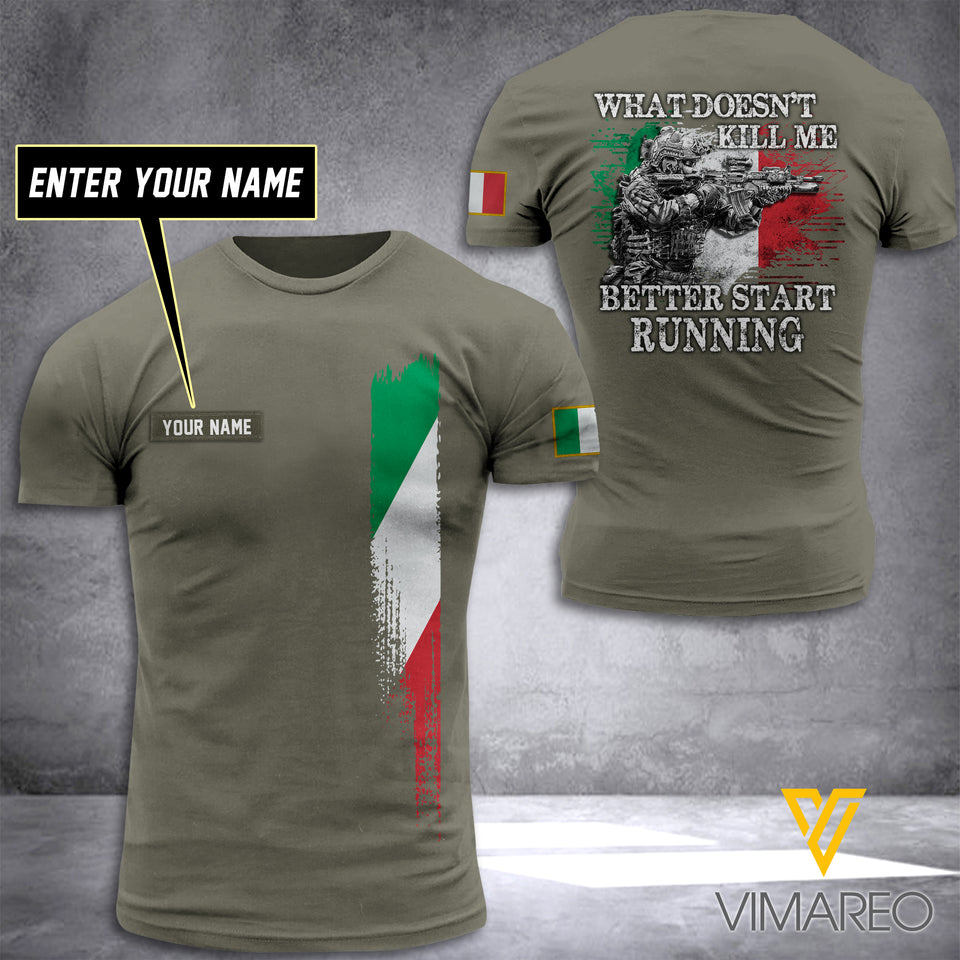 Customized Italy Army 3D Printed TShirt 1304NGBTH