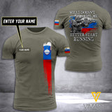 Customized Slovenia Flag 3D PRINTED TSHIRT 1604NGBTH