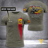 Customized Spain Army 3D Printed TShirt 1304NGBTH