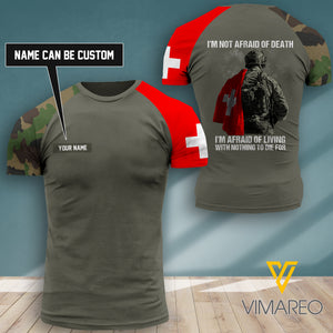 Customized Swiss 3D PRINTED SHIRT 2307TH