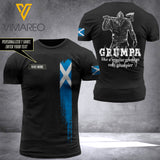 Customized Scotland Viking Flag 3D PRINTED TSHIRT 1604NGBN