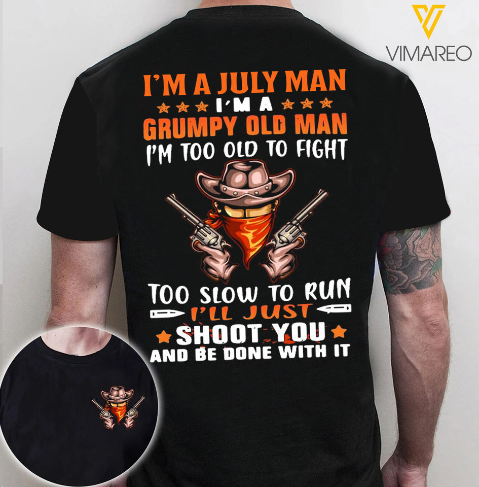 July man Tshirt 3d all print 2206TQ