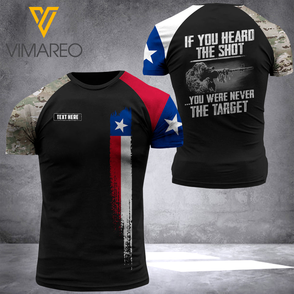 Customized Texas Flag 3D PRINTED SHIRT 0104NGBTQ