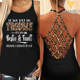Trouble Criss-Cross Open Back Camisole Tank Top 1603NGBT