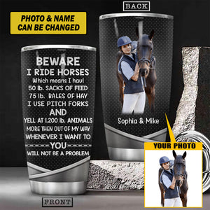 Personalized Horses Lovers Tumbler Printed Horses Gifts 22JUY-HY01