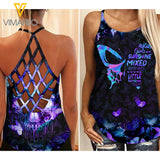 August Girl Criss-Cross Open Back Camisole Tank Top 1706TQ