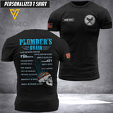 CUSTOMIZED PLUMBER 3D PRINTED TSHIRT QQYY