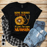 Some Nurse cuss to much funny Tshirt Printed QT14
