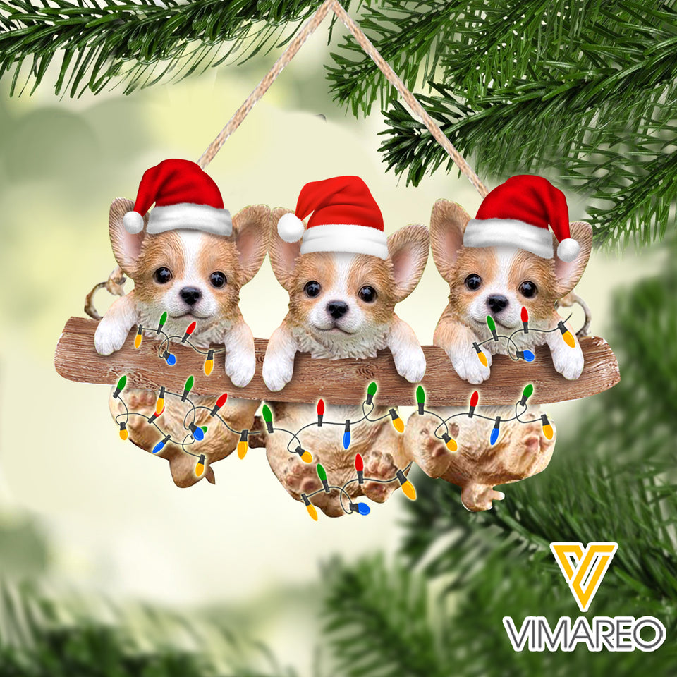 CORGI DOG ORNAMENT OCT-MA09