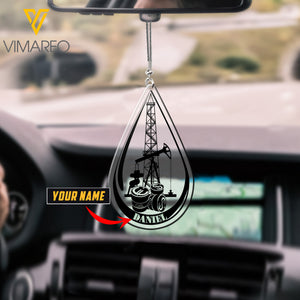 VMAH PERSONALIZED OILFEILD CAR HANGING ORNAMENT MAR-MA09
