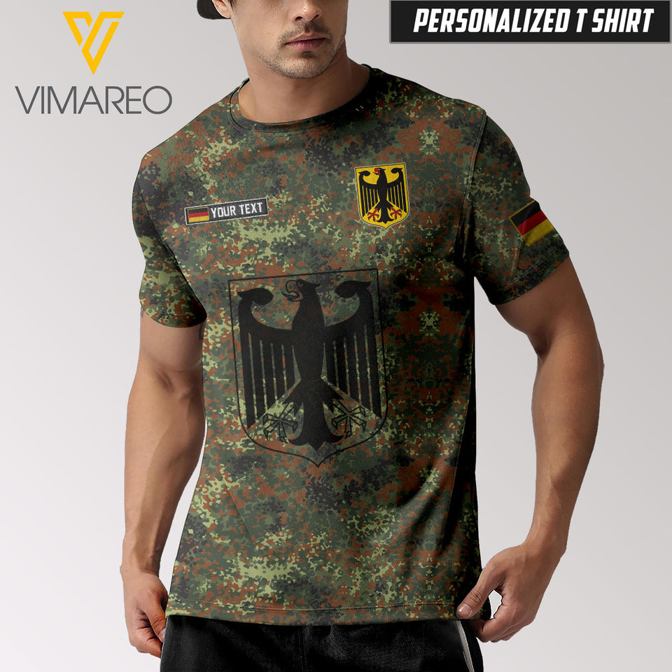 PERSONALIZED GERMAN ARMY TSHIRT PRINTED MAY-HQ13