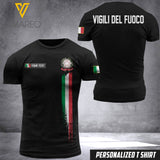 Italia Firefighter Tshirt Printed MAY-HQ17