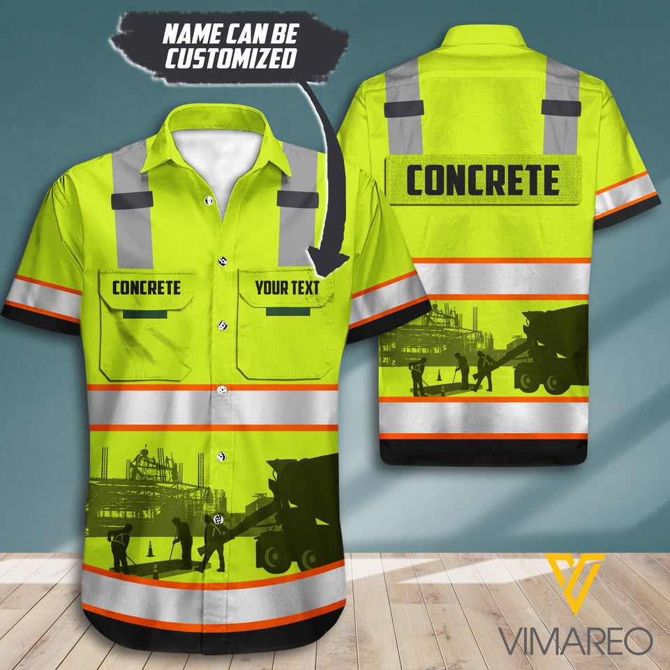 PERSONALIZED CONCRETE HAWAII SHIRT JUE-DT18