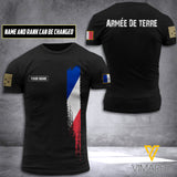 Personalized France Veteran Tshirt Printed MAY-DT18