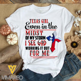 Texas Girl Tshirt Printed MAY-QH12