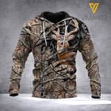 DEER HUNTING FULL CAMO HOODIE 3D TMTL