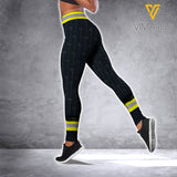 FIREFIGHTER GIRL Criss-Cross Open Back Camisole Tank Top Legging TMT COMFOR