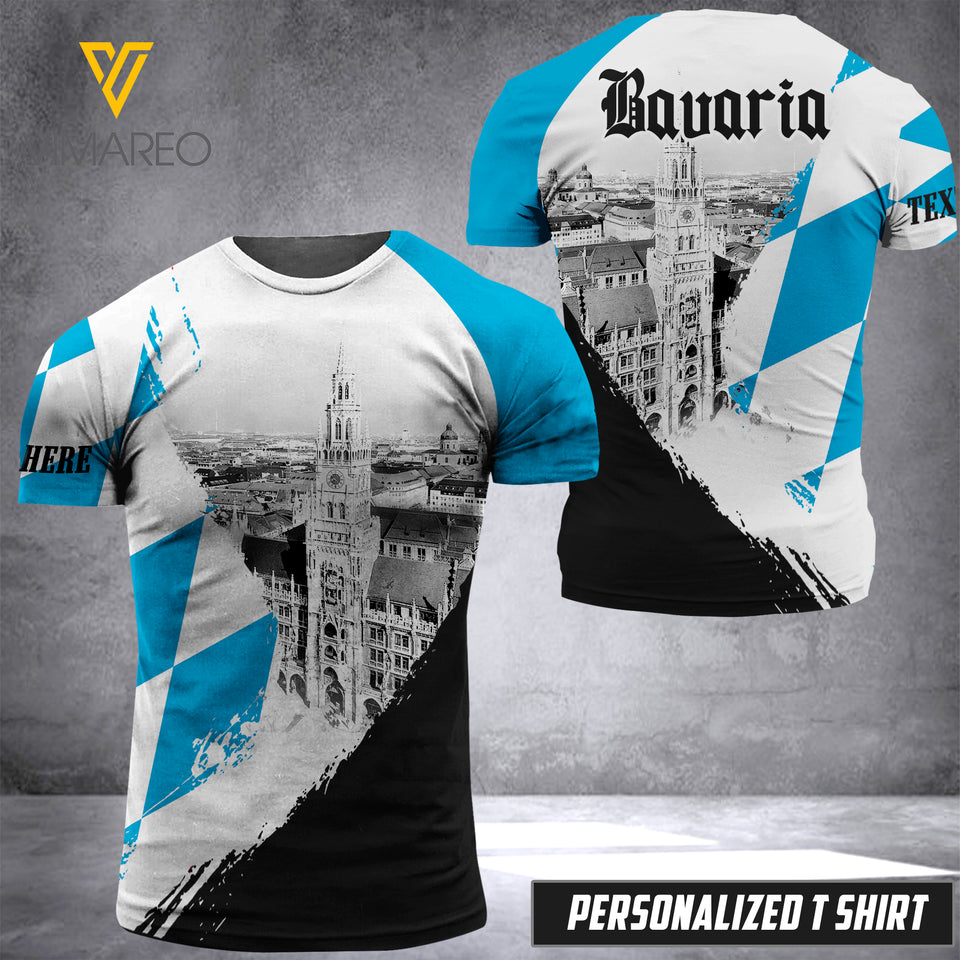 bavaria CUSTOMIZE T SHIRT 3D PRINTED 2966