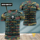 BELGIUM SOLDIER CUSTOMIZE T SHIRT 3D PRINTED VIKING