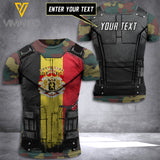 Belgium CAMO CUSTOMIZE T SHIRT 3D PRINTED TMTL 124