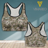 US ARMY CUSTOMIZE Running team 3D printed Sport bra