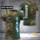 Bavaria HALF CAMO CUSTOMIZE T SHIRT 3D PRINTED TMTL