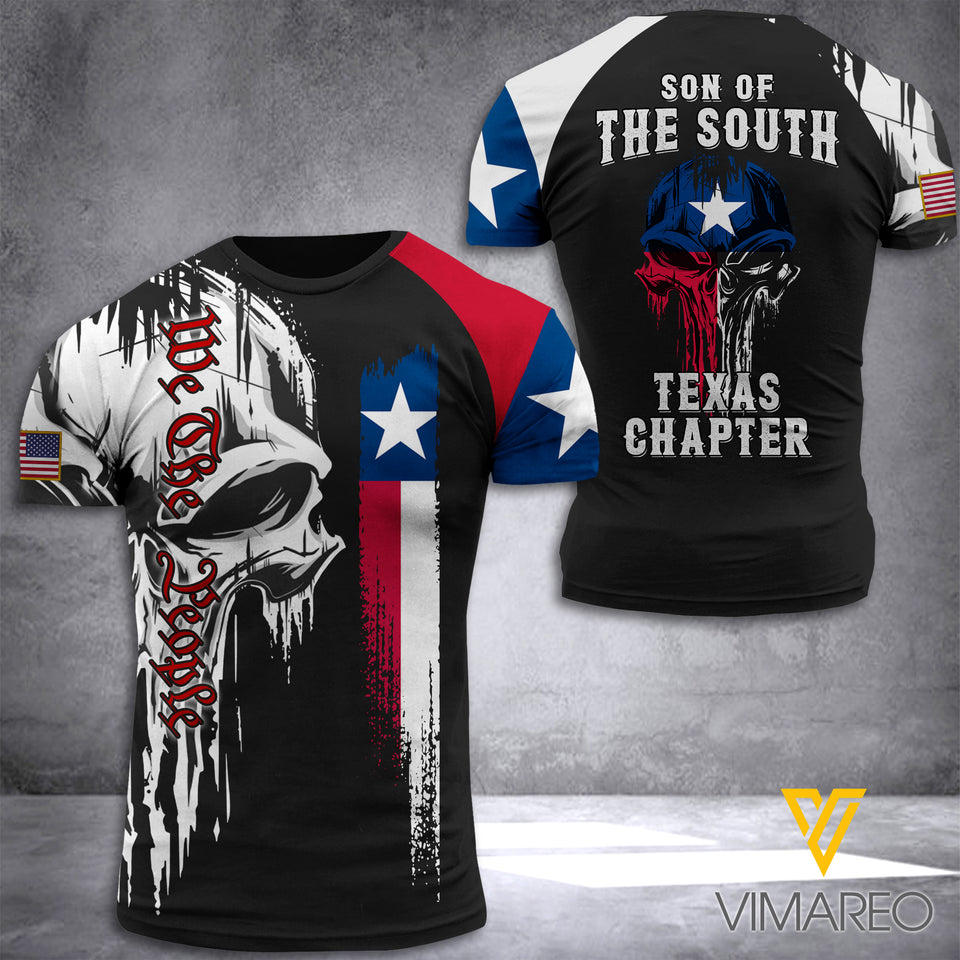 Texas chapter T SHIRT 3D PRINTED TMTl