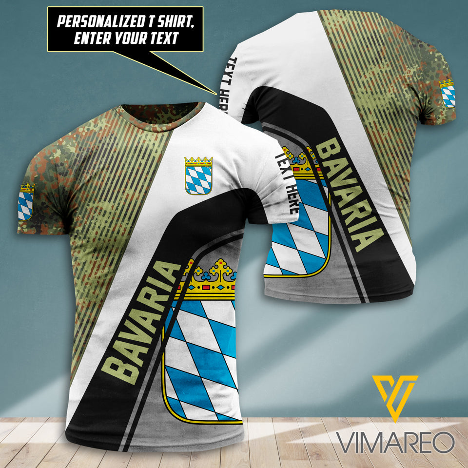 Bavaria CAMO CUSTOMIZE T SHIRT 3D PRINTED TL156