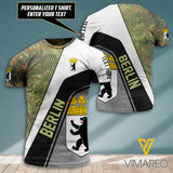 Berlin CAMO CUSTOMIZE T SHIRT 3D PRINTED TL156