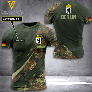 Berlin CAMO CUSTOMIZE T SHIRT 3D PRINTED TL263