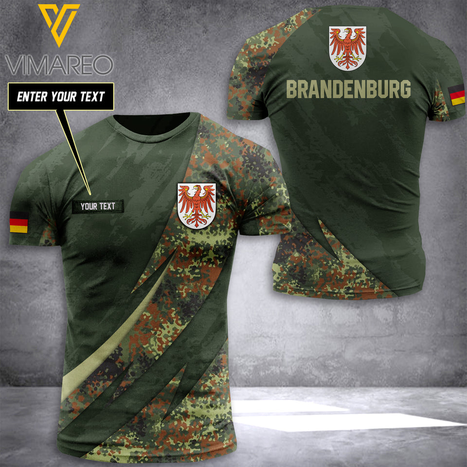 Brandenburg CAMO CUSTOMIZE T SHIRT 3D PRINTED TL263