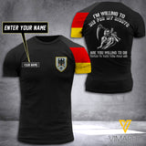 GERMAN ARMY CUSTOMIZE T SHIRT 3D PRINTED TMTL64